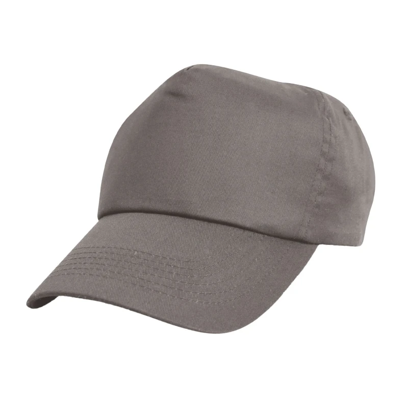 Image of Result Result Men Cotton Baseball Cap in Grey Grey One Size Male 5063527361295