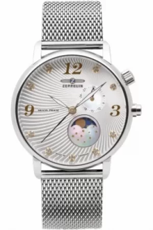 Image of Ladies Zeppelin Luna Mondphase Watch 7637M-1