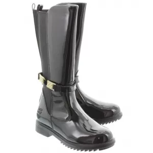 Image of Lelli Kelly Girls Maggie Knee Boot - Black Patent