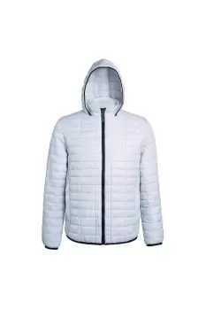 Image of Honeycomb Padded Hooded Jacket