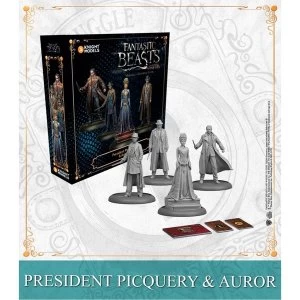 Image of Harry Potter Miniatures Adventure Game President Picquery & Aurors Expansion