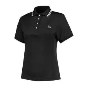 Image of Dunlop Club Polo Shirt Womens - Black