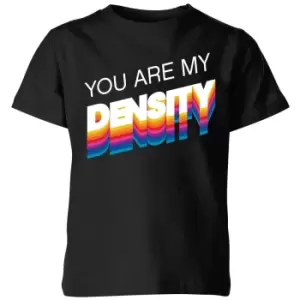 Image of Back To The Future You Are My Density Kids T-Shirt - Black - 5-6 Years