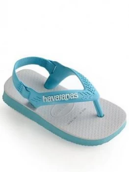 Image of Havaianas Baby Flip Flop Sandals - White