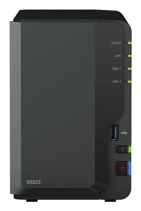 Image of Synology DiskStation DS223 NAS Mini Tower Realtek RTD1619B 2 GB DDR4 3
