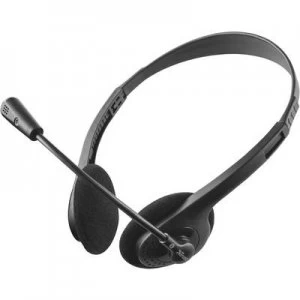 Image of Trust Primo Chat PC headset 3.5mm jack Corded, Stereo On-ear Black