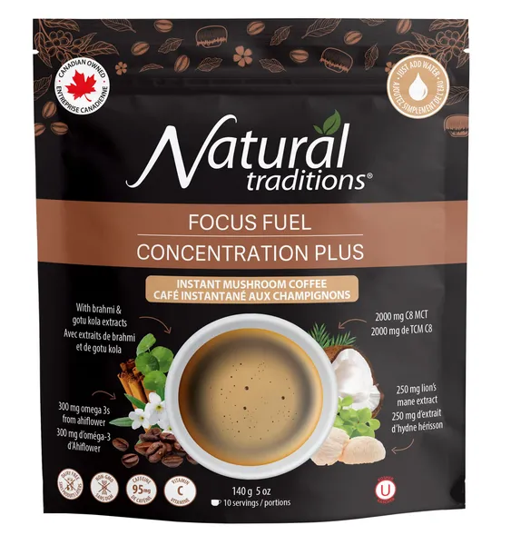 Image of Natural Traditions Focus Fuel Coffee 140g