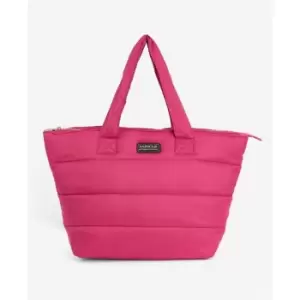 Image of Barbour International Monaco Large Quilted Tote Bag - Pink