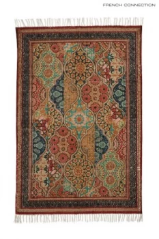 Image of French Connection Waves Rug Orange