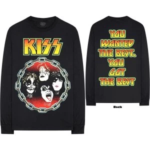 Image of KISS - You Wanted The Best Unisex Medium T-Shirt - Black