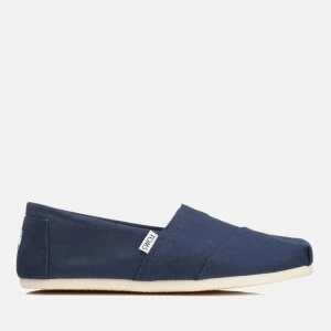 Image of TOMS Mens Core Classics Slip-On Pumps - Navy Canvas - UK 8/US 9