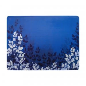 Image of Denby Colours Blue Foliage Placemats Set Of 6