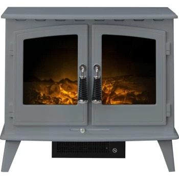 Image of Adam - Woodhouse Electric Stove in Grey