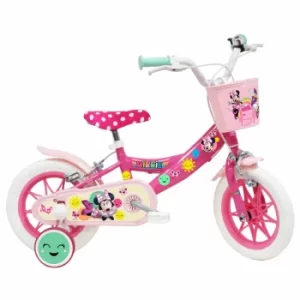 Image of Disney Minnie 12" Nylon Wheel Childrens Bicycle, Pink