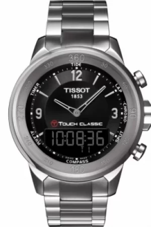 Image of Mens Tissot T-Touch Classic Alarm Chronograph Watch T0834201105700