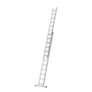 Image of Hymer 700462499 Black Line Square Rung Extension Ladder 2 x 12 Tread