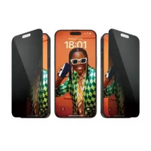 Image of PanzerGlass Privacy Screen Protector iPhone 15 Pro Max UltraWide Fit w. EasyAligner