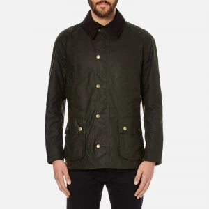 Image of Barbour Heritage Mens Ashby Wax Jacket - Olive - S