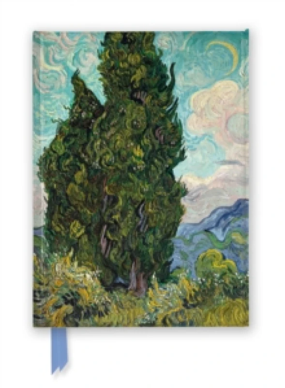 Image of Vincent van Gogh: Cypresses (Foiled Journal) Notebook / blank book