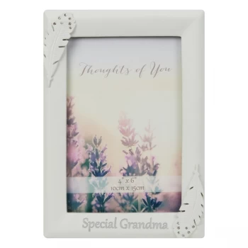Image of 4" x 6" - Thoughts of You Frame with Crystals - Grandma