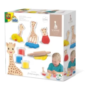 Image of SES CREATIVE Childrens My First Sophie La Girafe Modelling Dough Animals, Unisex, 12 Months and Above, Multi-colour...