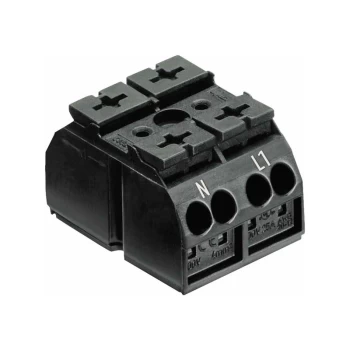 Image of Wago - 862-1552 Chassis Mount Terminal Block M3 L1-N Black