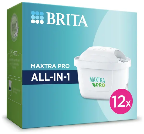 Image of BRITA MAXTRA PRO All-In-1 Water Filter Cartridge - 12 Pack