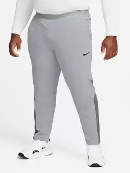 Image of Nike Train Pro Dri Fit Flex Vent Max Pant, Grey, Size XL, Men