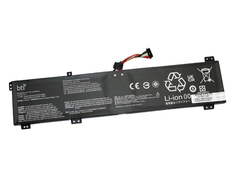 Image of BTI BTI L20L4PC1 compatible 80Wh 4-cell battery for Lenovo LEGION 5-17ACH6 L20L4PC1-BTI