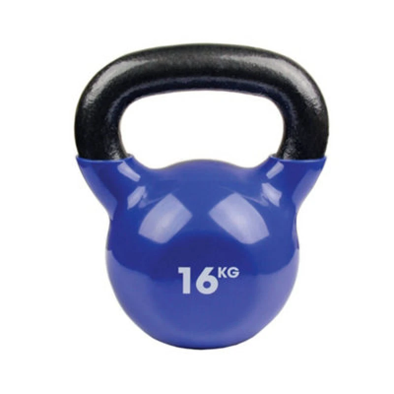 Image of Fitness Mad 16kg Kettlebell Blue Blue