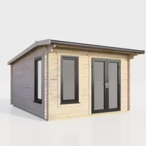 Image of Power 12x12 Apex Log Cabin - Right Hand Door