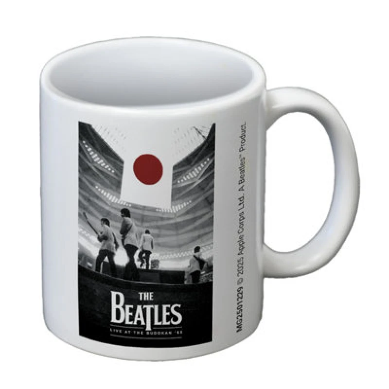 Image of The Beatles The Beatles Live At The Budokan '66 Mug in White White One Size Unisex 5063806896418
