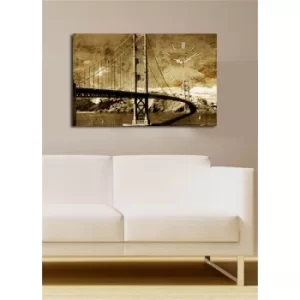 Image of 5070CS-66 Multicolor Decorative Canvas Wall Clock