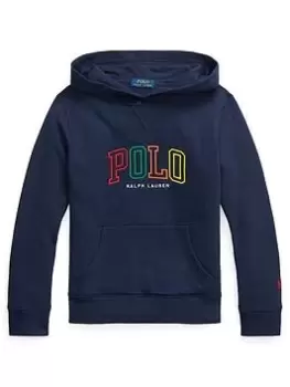 Image of Ralph Lauren Boys Polo Hoodie - Cruise Navy, Size 6 Years