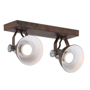 Image of Brooklyn Twin Spotlight Brown Spotted, Metal