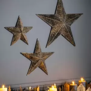 Image of Crossland Grove Star Antique Gold 315x35x315mm