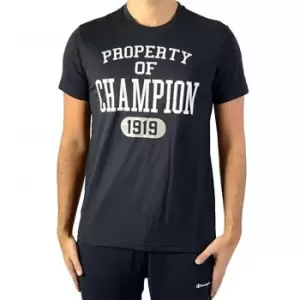 Image of Champion Mens Property Of Champion T-Shirt (M) (Navy)