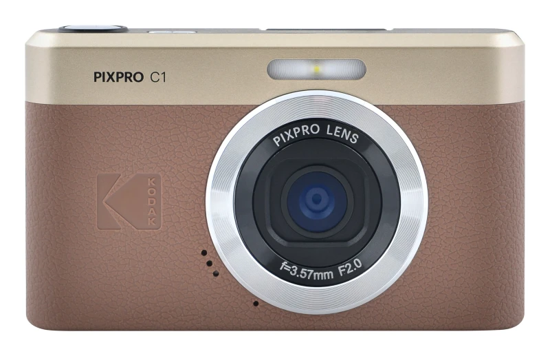 Image of KODAK PixPro C1BN Compact Camera - Brown, Brown 819900014389