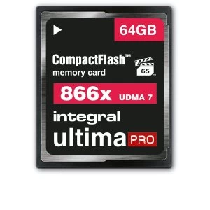 Image of Integral 64GB Ultimapro Compact Flash Card 866X