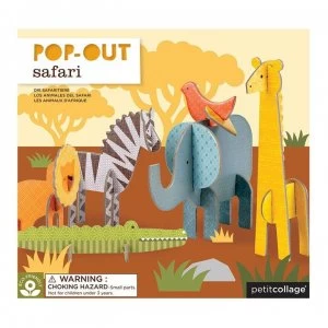 Image of Petit Collage Petit Pop Out Play Set - Safari