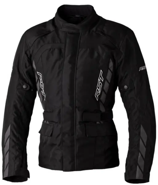 Image of RST Alpha CE 5 Textile Jacket Men Black Gray Size 48