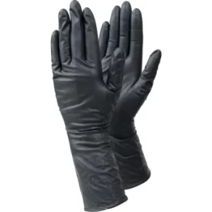 Image of Tegera Disposable Gloves, Black, Nitrile, Powder Free, Smooth, Size 9, PK-50