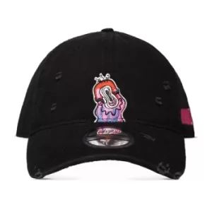 Image of MINIONS Groovy Distressed Curved Bill Cap, Black (BA464462DSP)