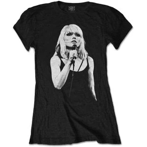 Image of Debbie Harry - Open Mic. Womens Medium T-Shirt - Black