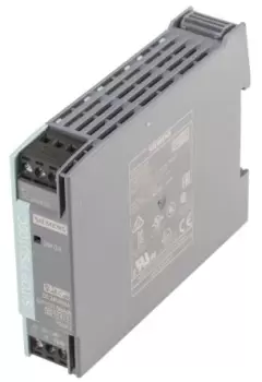 Image of Siemens SITOP PSU100C Switch Mode DIN Rail Power Supply 85 264V ac Input, 24V dc Output, 600mA 14W