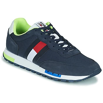 Image of Tommy Jeans RETRO TJM MIX POP RUNNER mens Shoes Trainers in Blue