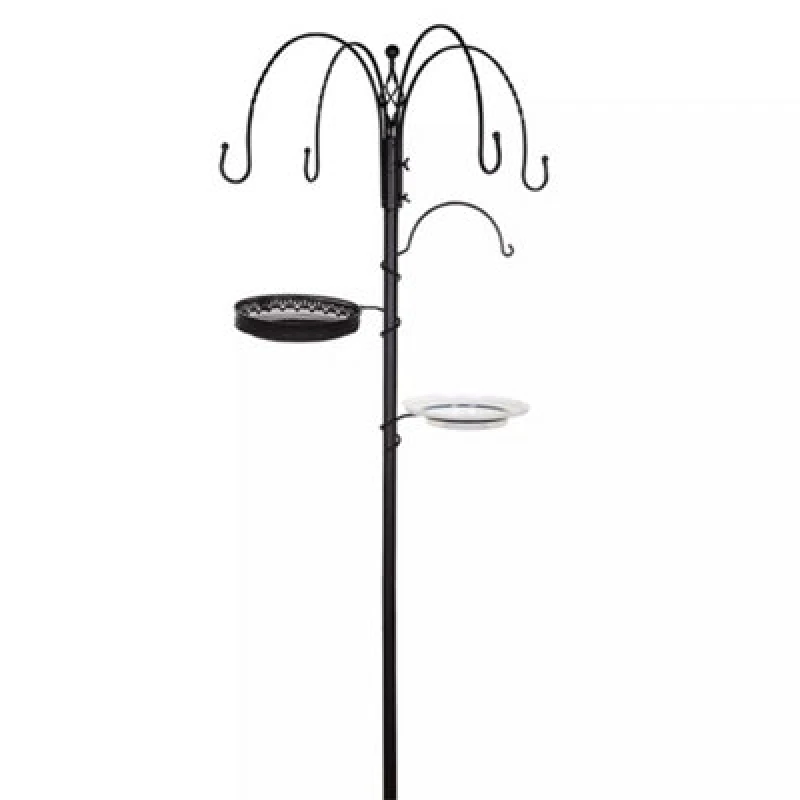 Image of Gardman Decorative Wild Bird Feeding Station Black unisex