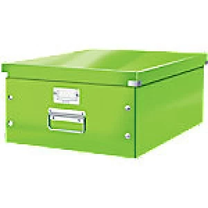 Image of Leitz Click and Store Yes Storage Box Green 36.9 x 48.2 x 20cm 36.9 x 48.2 x 20 cm