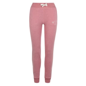 Image of Jack Wills Sutton Tapered Joggers - Pink Marl
