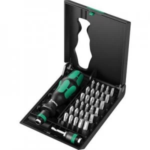Image of Wera Kraftform Kompakt 70 Allround 05057110001 Bit set 32 Piece Slot, Phillips, Pozidriv, Allen, TORX BO